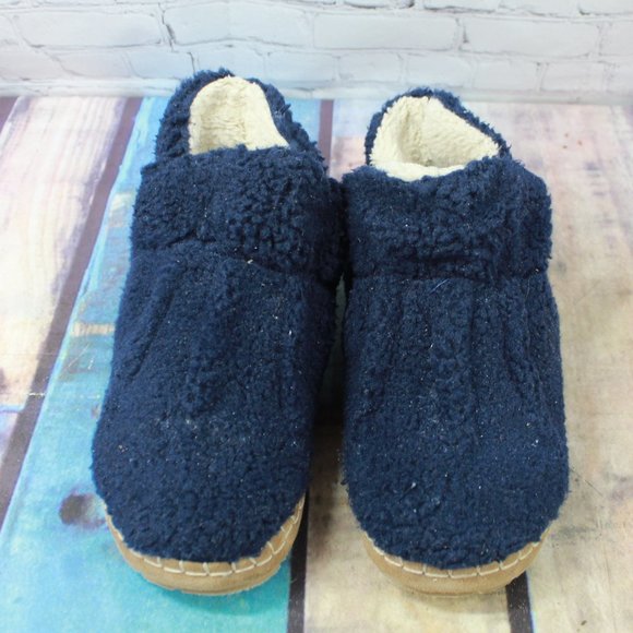LL BEAN Pile Fleece Cozy Bootie Slippers Size 8 - Picture 5 of 9